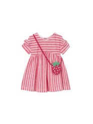 Mayoral Sukienka codzienna 1919 Czerwony Regular Fit. Czerwone sukienki dziewczęce Mayoral, bez wzorów, z bawełny, bez ramiączek. Za 149.99 zł.