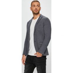 Selected - Marynarka. Szare marynarki męskie Selected, bez wzorów, z bawełny. W wyprzedaży za 319.90 zł.