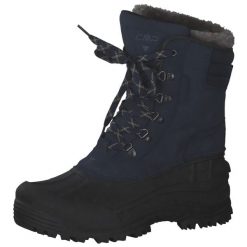 Buty trekkingowe męskie CMP Kinos Snow Wp. Czarne buty trekkingowe męskie CMP, z materiału, za kostkę, bez zapięcia, trekkingowe. W wyprzedaży za 299.99 zł.