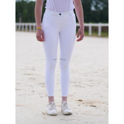 Damskie spodnie do jazdy konnej Le Sabotier Athenais. Białe spodnie materiałowe damskie LE SABOTIER, bez wzorów, sportowe. Za 719.00 zł.