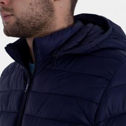 Kurtka puchowa Softee Milano. Niebieskie kurtki męskie Softee, m, bez wzorów, z puchu, bez kaptura. Za 244.99 zł.
