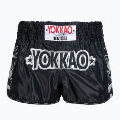 Spodenki treningowe meskie YOKKAO Original Muay Thai. Czarne szorty sportowe męskie YOKKAO, m, z materiału, na fitness i siłownię. Za 269.99 zł.