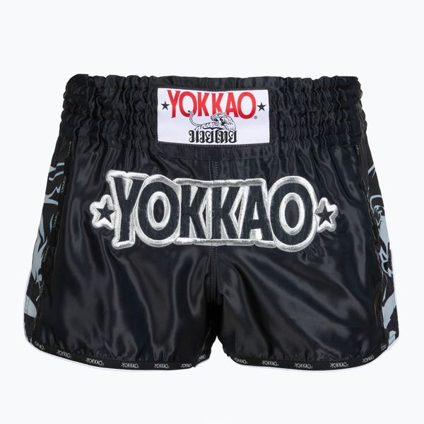 Spodenki treningowe meskie YOKKAO Original Muay Thai. Czarne szorty sportowe męskie YOKKAO, m, z materiału, na fitness i siłownię. Za 269.99 zł.