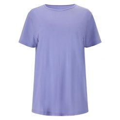 Koszulka funkcyjna LIZZY. Fioletowe bluzki sportowe damskie Endurance, bez kołnierzyka, bez ramiączek. Za 159.50 zł.