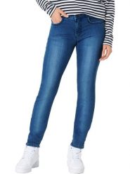 Timezone Dżinsy "Enya" - Slim fit - w kolorze niebieskim rozmiar: W31/L30. Niebieskie jeansy damskie Timezone, z podwyższonym stanem. Za 91.12 zł.