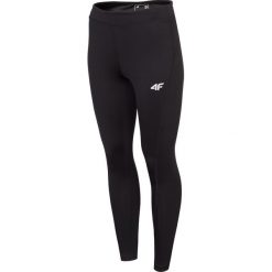 Legginsy treningowe damskie SPDF302 - głęboka czerń. Legginsy damskie 4f, bez wzorów, z dzianiny. W wyprzedaży za 69.99 zł.
