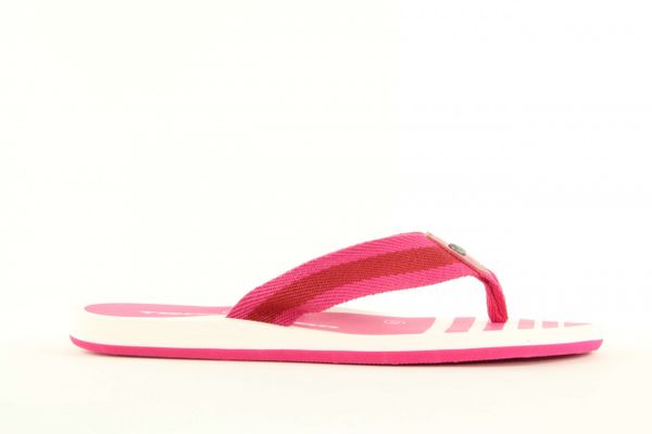 Japonki Tom Tailor 5491701 Pink, Róż, Guma - 36. Czerwone klapki damskie Tom Tailor, bez wzorów, z gumy, bez obcasa. W wyprzedaży za 44.10 zł.