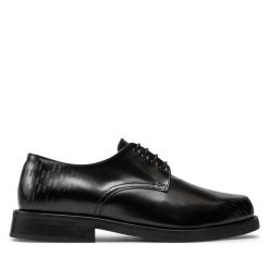 Półbuty KARL LAGERFELD. Czarne buty wizytowe męskie Karl Lagerfeld, bez zapięcia. Za 1,709.00 zł.