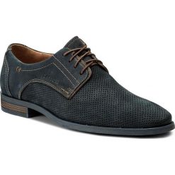 Półbuty LASOCKI FOR MEN 9093. Niebieskie półbuty męskie Lasocki For Men, z nubiku, bez zapięcia. W wyprzedaży za 129.99 zł.