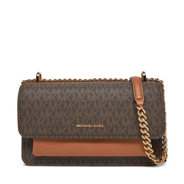 Torebka MICHAEL Michael Kors. Brązowe torebki klasyczne damskie MICHAEL Michael Kors, bez wzorów, wizytowe, bez kołnierzyka, bez ramiączek. Za 1,239.00 zł.