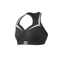 Stanik rowerowy Alé Cycling Ale Bra. Czarne biustonosze sportowe damskie ALÉ CYCLING, bez wzorów. W wyprzedaży za 231.99 zł.