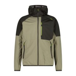 Ultralekka Kurtka Softshell z Kapturem CMP. Szare kurtki męskie CMP, m, bez wzorów, z materiału, z kapturem. Za 372.50 zł.