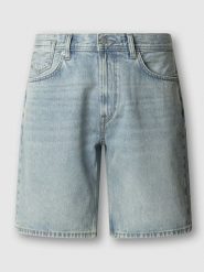 Pepe Jeans Bermudy dżinsowe w kolorze błękitnym rozmiar: W32. Niebieskie szorty męskie Pepe Jeans, z aplikacjami, z bawełny, klasyczne. Za 173.99 zł.