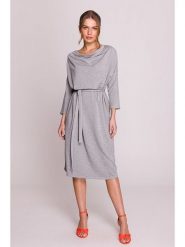 Stylove Sukienka w kolorze szarym rozmiar: L/XL. Szare sukienki damskie Stylove, l, bez wzorów, z tkaniny, bez kołnierzyka, bez ramiączek, midi. Za 267.29 zł.