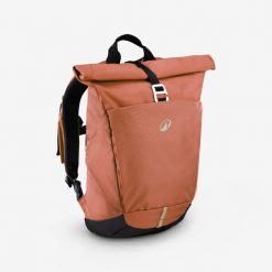 Plecak turystyczny Quechua NH500 Escape Rolltop 16+4 litry. Brązowe plecaki damskie QUECHUA, bez wzorów, sportowe. Za 129.99 zł.