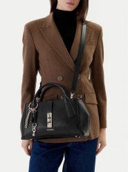 Guess Torebka Brooke HWBG98 97060 Czarny. Czarne torebki klasyczne damskie Guess, z aplikacjami, ze skóry, bez dodatków. Za 639.99 zł.