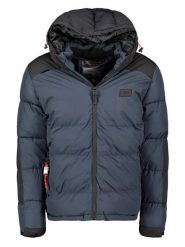 Geographical Norway Kurtka pikowana w kolorze granatowo-czarnym rozmiar: 3XL. Czarne kurtki męskie Geographical Norway, xl, bez wzorów, bez kaptura. Za 175.67 zł.
