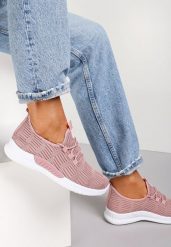 Różowe Buty Sportowe Carol. Czerwone buty sportowe na co dzień damskie Renee, bez wzorów. Za 19.99 zł.
