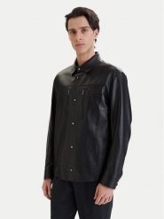 BOSS Kurtka skórzana PS Spirit70 50560422 Czarny Regular Fit. Czarne kurtki męskie Boss, m, bez wzorów, ze skóry, bez kaptura. Za 3,579.00 zł.