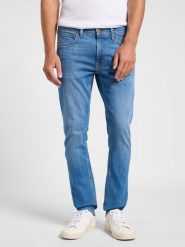 MESKIE SPODNIE LEE LUKE SILO 112363975. Spodnie materiałowe męskie Lee, bez wzorów, z jeansu. Za 219.99 zł.