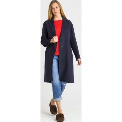 PŁASZCZ LINZ double virgin wool Weekend Max Mara. Niebieskie płaszcze damskie Weekend Max Mara, bez wzorów, z tkaniny. Za 1,517.40 zł.
