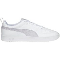 Buty Puma Rickie W 387607 08 białe. Białe buty sportowe na co dzień damskie bez wzorów, z gumy. W wyprzedaży za 316.07 zł.