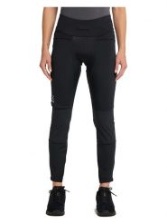 Haglöfs Legginsy funkcyjne "Luna" w kolorze czarnym rozmiar: S. Czarne legginsy damskie Haglöfs, s, bez wzorów, z materiału. Za 217.23 zł.