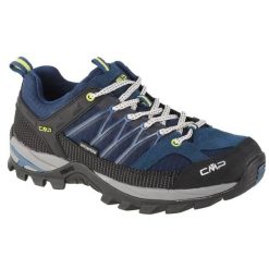 Buty CMP Rigel Low 3Q54457-09NE niebieskie. Niebieskie buty sportowe na co dzień męskie z materiału, bez zapięcia, trekkingowe. Za 579.48 zł.