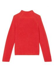 Marc O´Polo Sweter w kolorze czerwonym rozmiar: L. Czerwone golfy damskie l, bez wzorów, z bawełny, bez ramiączek. Za 259.13 zł.
