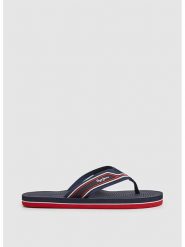 Pepe Jeans FOOTWEAR Japonki w kolorze granatowym rozmiar: 42. Niebieskie klapki i japonki męskie Pepe Jeans FOOTWEAR, z jeansu. Za 87.81 zł.