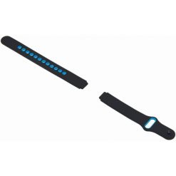 Pasek do Garett Fit Audio czarno-niebieski. Czarne paski męskie GARETT, bez wzorów. Za 49.00 zł.