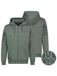 Sublevel Bluza "Nik" w kolorze zielonym rozmiar: M. Zielone bluzy z kapturem męskie Sublevel, m. Za 136.45 zł.