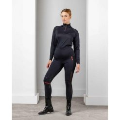 Damskie legginsy jeździeckie o średniej przyczepności eaSt Reggings® R1. Czarne legginsy damskie EAST, s, bez wzorów, z elastanu. Za 558.00 zł.