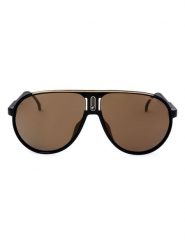 Carrera Okulary przeciwsłoneczne unisex w kolorze czarno-jasnobrązowym rozmiar: 62. Brązowe okulary przeciwsłoneczne damskie Carrera. Za 218.57 zł.