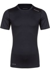 T-shirt z krótkim rękawem Endurance Power. Czarne t-shirty męskie Endurance, l, bez wzorów, z elastanu, bez kołnierzyka. Za 146.50 zł.