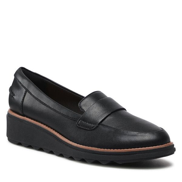 Lordsy Clarks. Czarne mokasyny damskie Clarks. Za 229.99 zł.