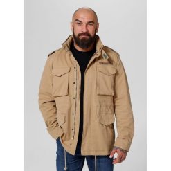 Kurtka przejściowa męska Pitbull M65. Brązowe kurtki męskie PITBULL, l, bez wzorów, bez kaptura. Za 379.00 zł.