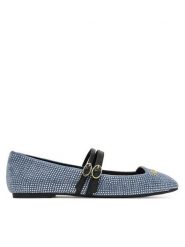 Liu Jo Baleriny Brigitte 06 SF5113 TX365 Niebieski. Niebieskie baleriny damskie Liu Jo, bez wzorów, z materiału, bez obcasa. Za 629.99 zł.