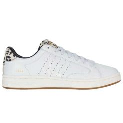 Damskie Skórzane Buty Sportowe Lozan Klub. Białe buty sportowe na co dzień damskie K-Swiss, bez wzorów, z gumy. Za 189.00 zł.