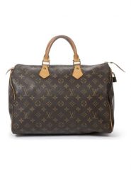 Louis Vuitton Torebka w kolorze brązowym - 35 x 22 x 18 cm rozmiar: onesize. Brązowe torebki klasyczne damskie Louis Vuitton, bez wzorów, z materiału, bez dodatków. Za 3,601.99 zł.