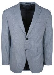 Lekka Marynarka Codzienna (Casual) - Desire - Biało-Niebieski Rzucik. Niebieskie marynarki męskie Desire, bez wzorów, z bawełny. Za 399.00 zł.