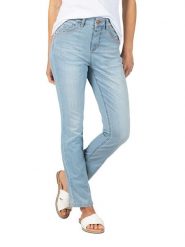 Timezone Dżinsy "Tahila" - Slim fit - w kolorze błękitnym rozmiar: W26/L32. Niebieskie jeansy damskie Timezone. Za 118.56 zł.
