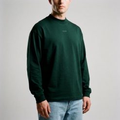 Bluza Boss T-Shirt Daposo Open Green (50511029-385). Zielone bluzy bez kaptura męskie Boss, bez wzorów, bez kołnierzyka. Za 239.00 zł.