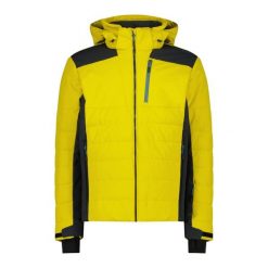 Kurtka narciarska męska CMP 35W0127 Zip Hood. Czarne kurtki męskie CMP, m, bez wzorów, bez kaptura, narciarskie. Za 619.99 zł.