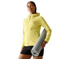 Bluza Polarowa Damska Nayna. Żółte bluzy bez kaptura damskie Regatta, xl, z materiału. Za 344.99 zł.