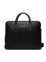 Calvin Klein Torba na laptopa Emblem Aop Emboss Commuter LV04D3329G Czarny. Czarne torby na laptopa męskie CALVIN KLEIN, ze skóry. Za 649.99 zł.