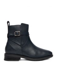 Lasocki Botki CEO-WI23-ALEGRA-02 Granatowy. Niebieskie botki damskie Lasocki, ze skóry, bez obcasa, na płaskiej podeszwie, bez zapięcia. Za 269.99 zł.