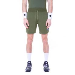 Spodenki tenisowe męskie Hydrogen Tech Shorts. Zielone szorty męskie HYDROGEN, bez wzorów, sportowe. Za 249.00 zł.