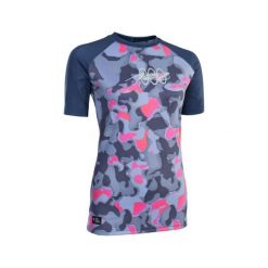 Koszulka surfingowa damska ION Lizz SS capsule pink. Czerwone bluzki damskie ION, s, bez wzorów, z lycry, sportowe, bez kołnierzyka, bez ramiączek. Za 149.99 zł.