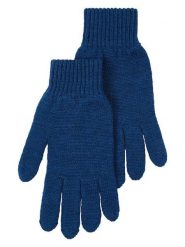 Lanerossi Wełniane rękawiczki "Asia" w kolorze niebieskim - 22 x 7 cm rozmiar: onesize. Niebieskie rękawiczki damskie Lanerossi, bez wzorów, z wełny. Za 113.36 zł.